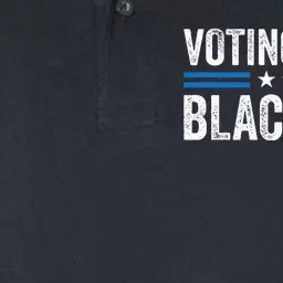 Voting Is My Black Job Election 2024 Softstyle Adult Sport Polo