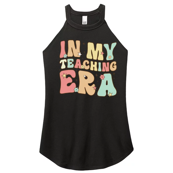 Vintage In My Teaching Era Cool Teacher Appreciation Gifts Women’s Perfect Tri Rocker Tank