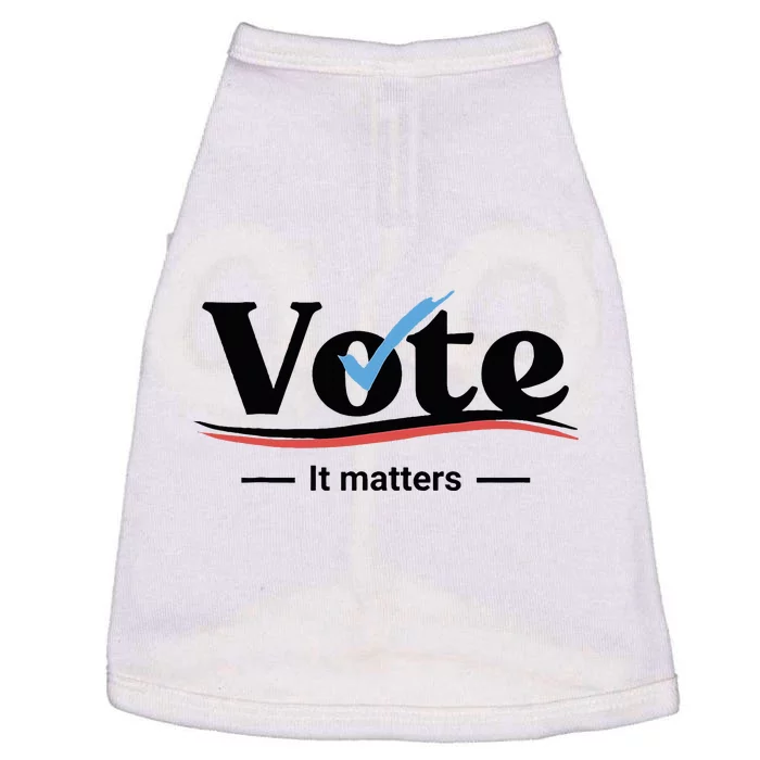 Vote It Matters Doggie Tank