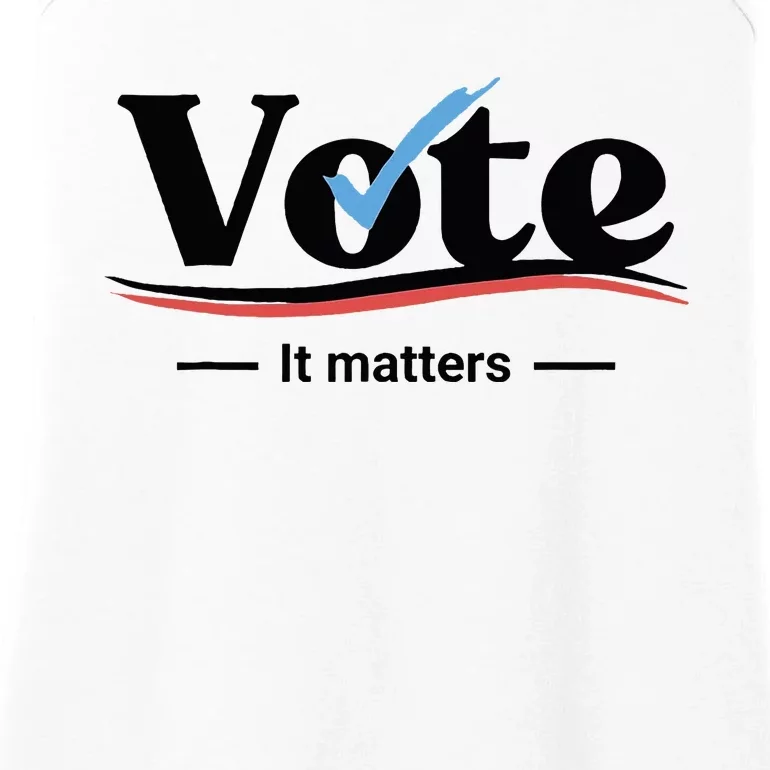 Vote It Matters Ladies Essential Tank