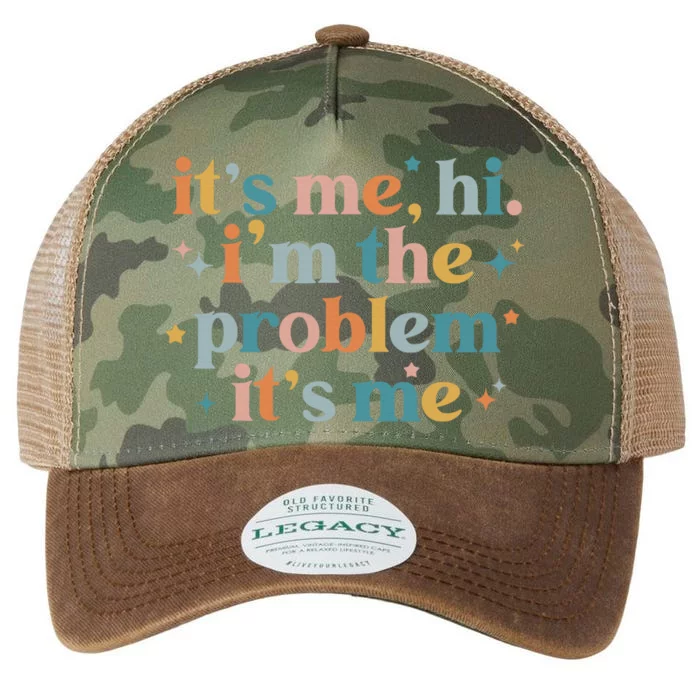 Vintage It's Me, Hi, I'm The Problem Funny Anti Hero Legacy Tie Dye Trucker Hat