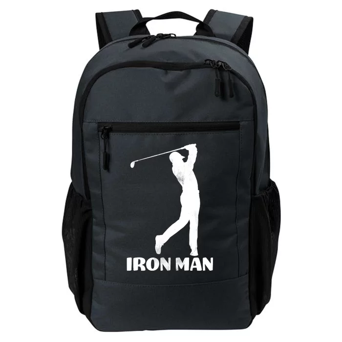 Vintage Iron Man Golf Design Daily Commute Backpack