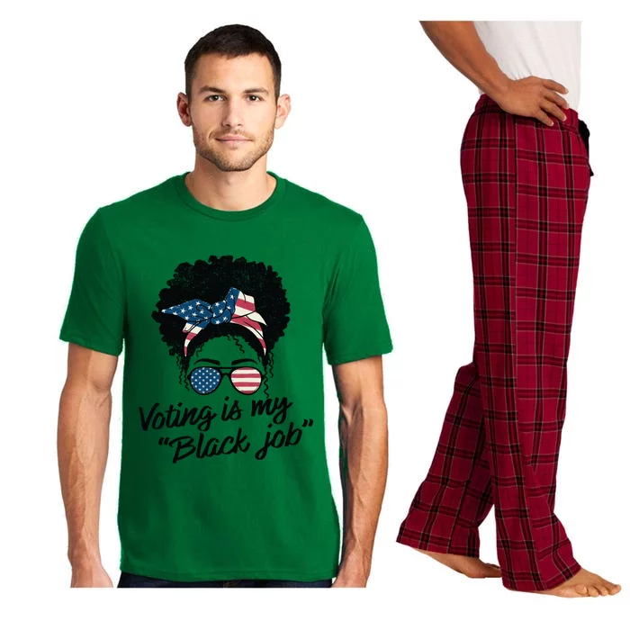 Voting Is My Black Job Gift Pajama Set