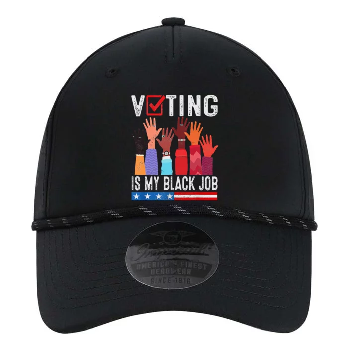 Voting Is My Black Job Flag Funny Performance The Dyno Cap