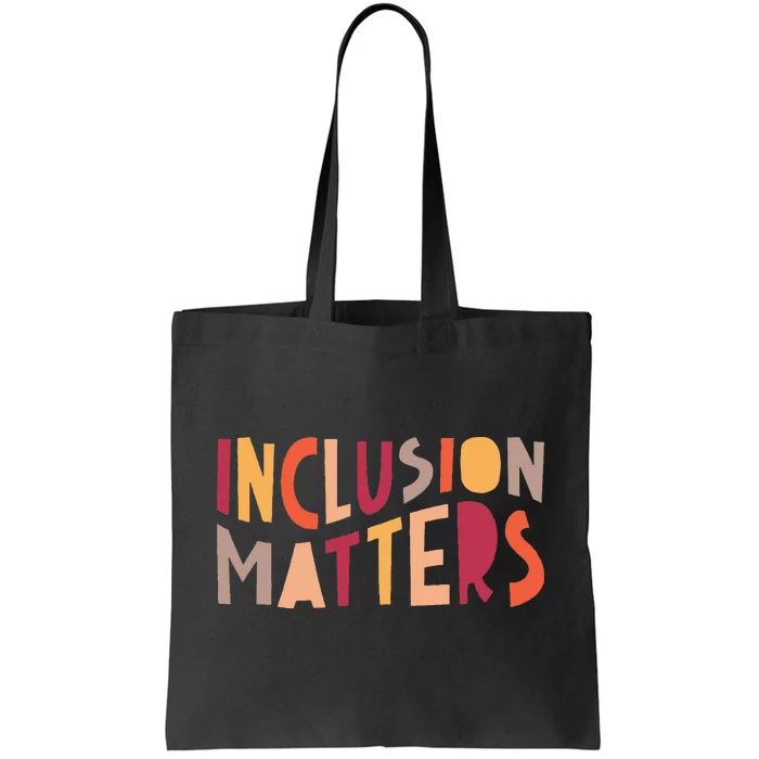 Vintage Inclusion Matters Positive Diversity Kindness Matter Tote Bag