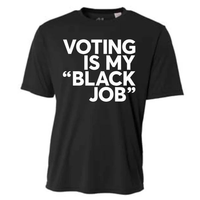 Voting Is My Black Job America Usa Biden 2024 Cooling Performance Crew T-Shirt