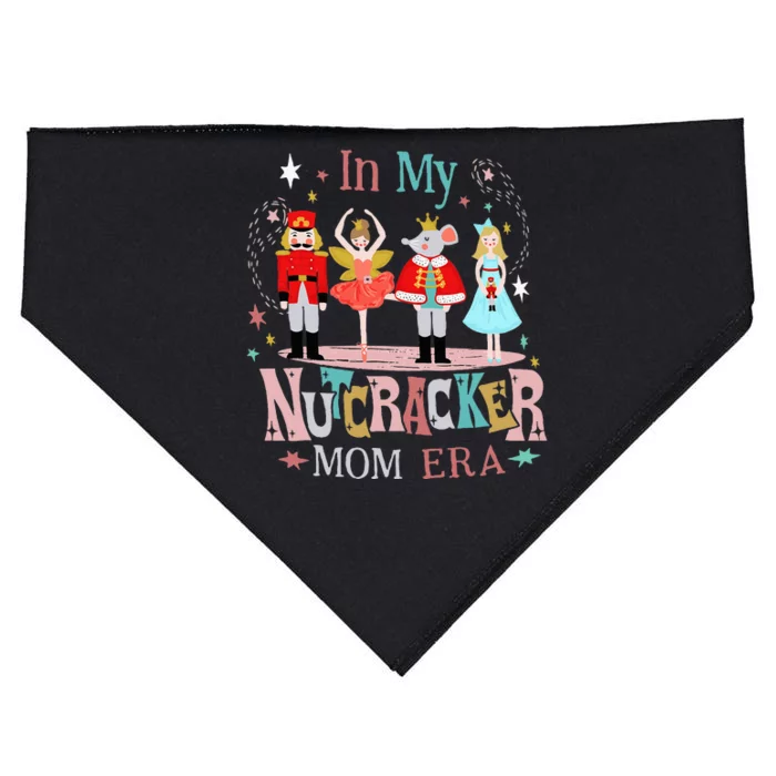 Vintage In My Nutcracker Mom Era Christmas USA-Made Doggie Bandana