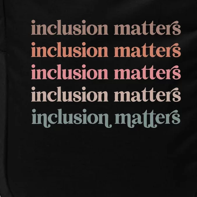 Vinatge Inclusion Matters Positive Diversity Kindness Matter Impact Tech Backpack