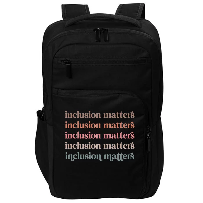 Vinatge Inclusion Matters Positive Diversity Kindness Matter Impact Tech Backpack