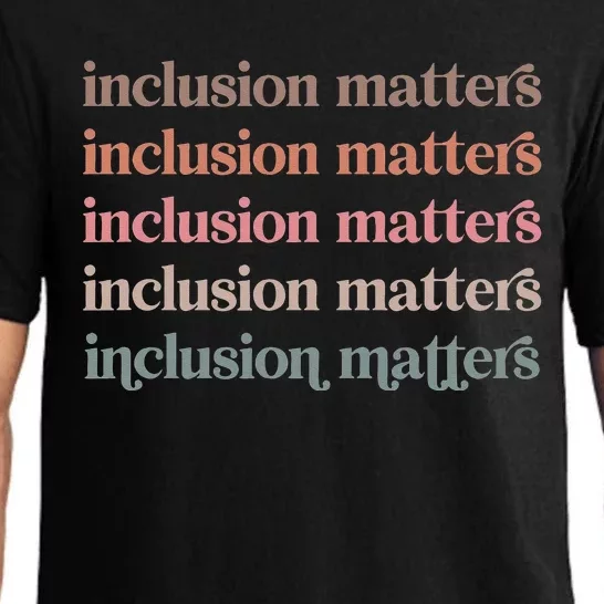 Vinatge Inclusion Matters Positive Diversity Kindness Matter Pajama Set