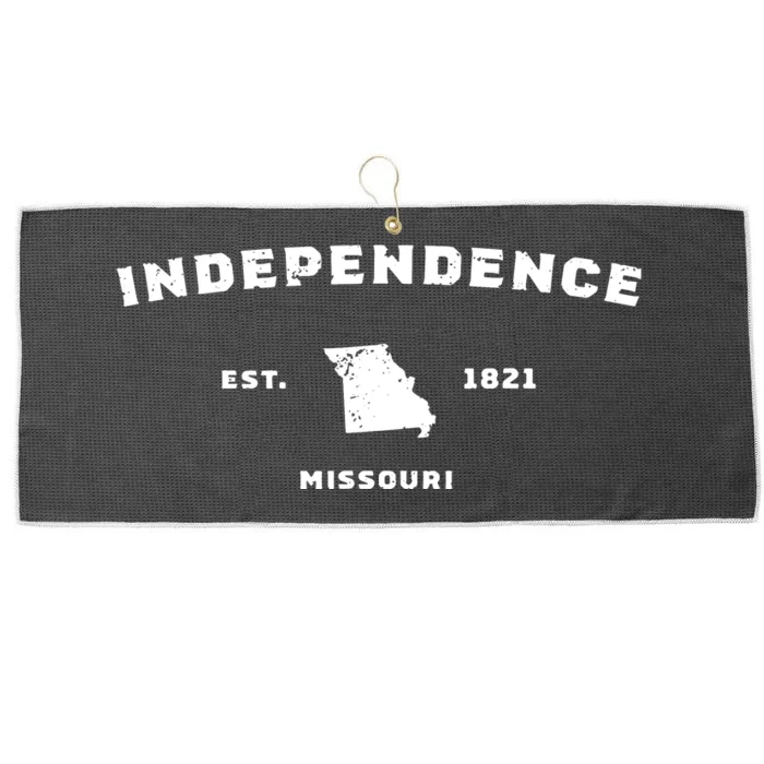 Vintage Independence Missouri Large Microfiber Waffle Golf Towel