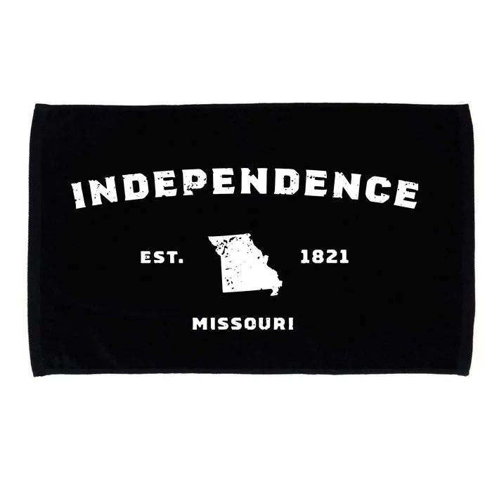 Vintage Independence Missouri Microfiber Hand Towel