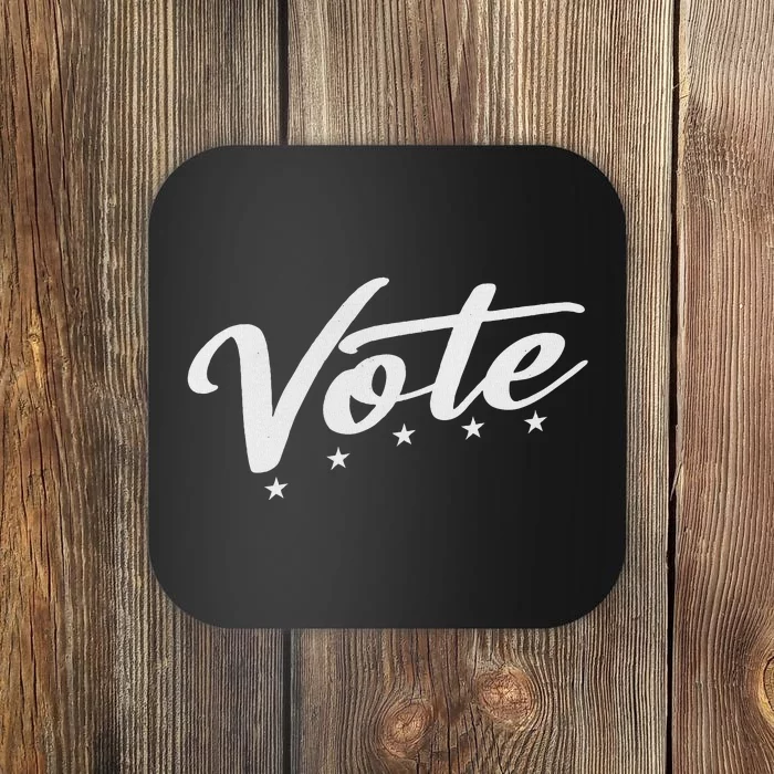 Vote It Matters Voting Rights Bold Design Coaster