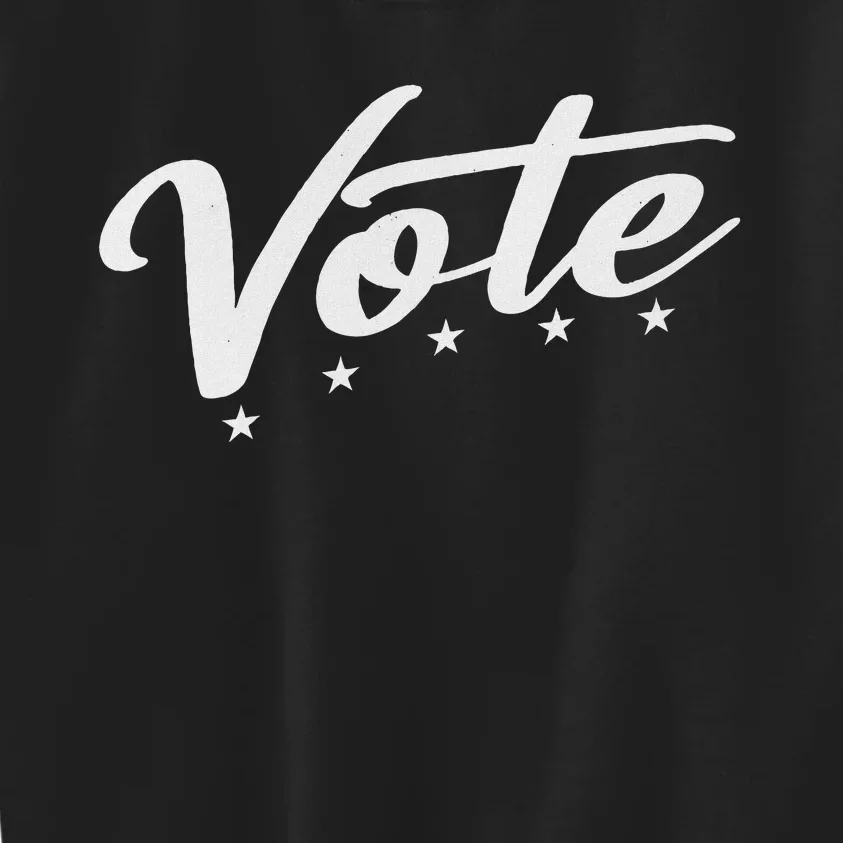 Vote It Matters Voting Rights Bold Design Kids Sweatshirt