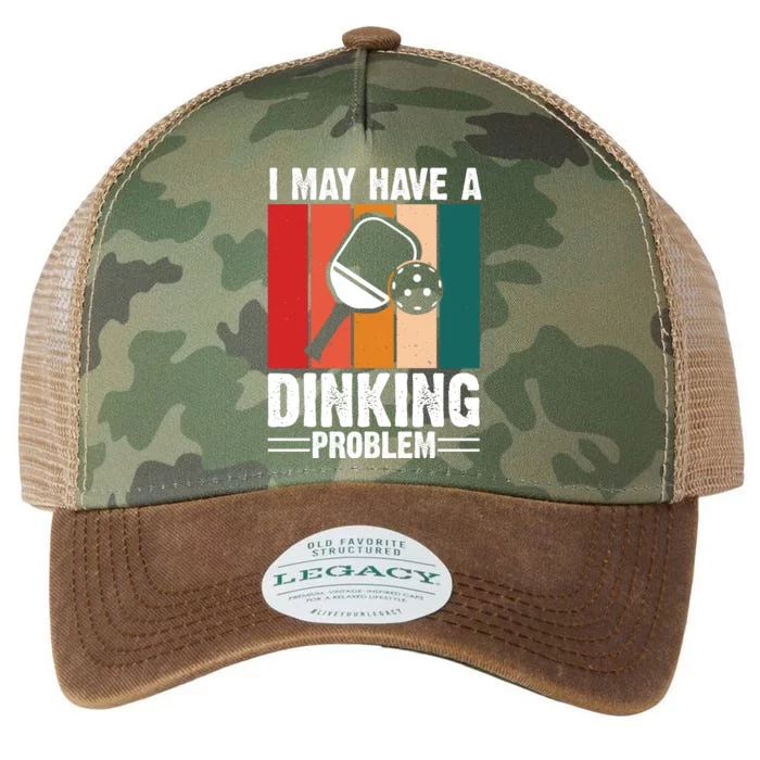 Vintage I May Have A Drinking Problem Pickleball Gift For Pickleball Fans Legacy Tie Dye Trucker Hat