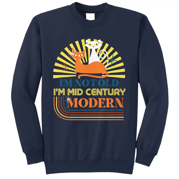 Vintage IM Not Old IM Mid Century Modern Atomic Cat Sweatshirt