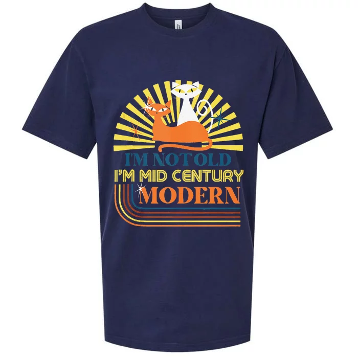 Vintage IM Not Old IM Mid Century Modern Atomic Cat Sueded Cloud Jersey T-Shirt