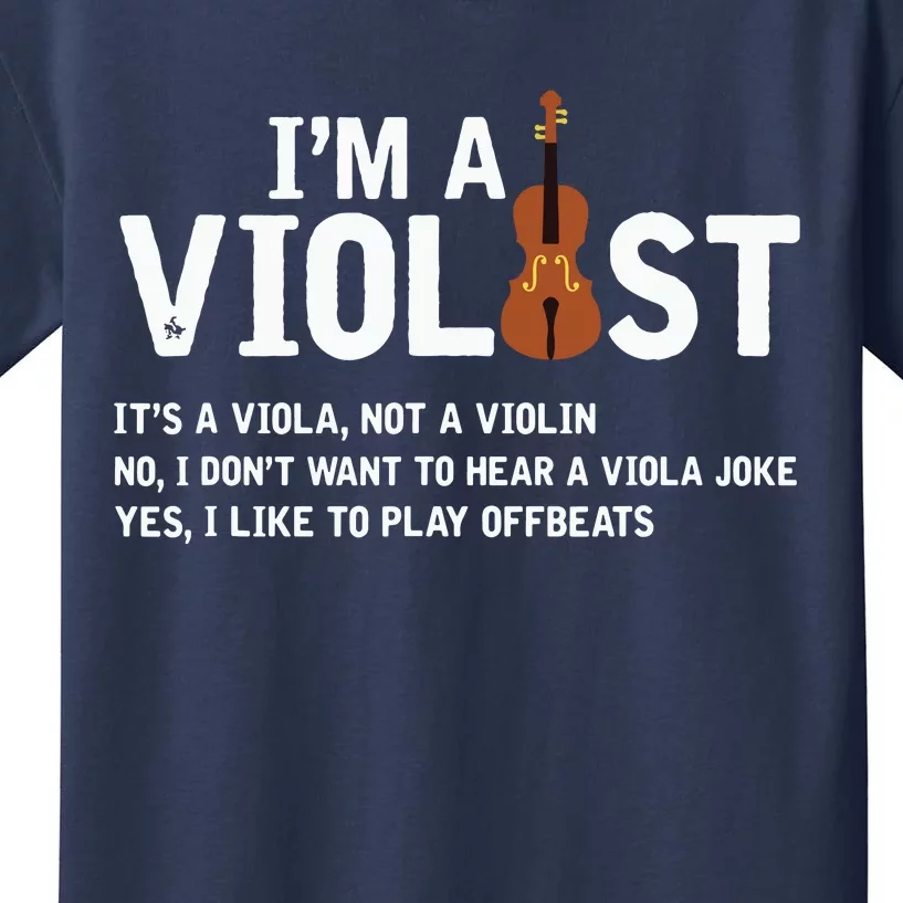 Violists Its Not Viola Not A Violin Kids T-Shirt