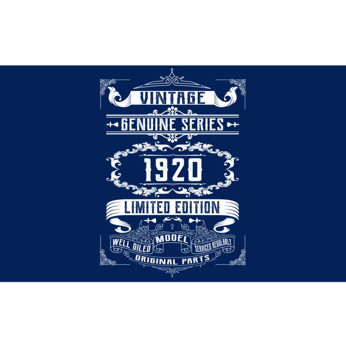 Vintage 100th Birthday Genuine Series 1920 Bumper Sticker