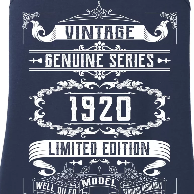 Vintage 100th Birthday Genuine Series 1920 Ladies Essential Tank