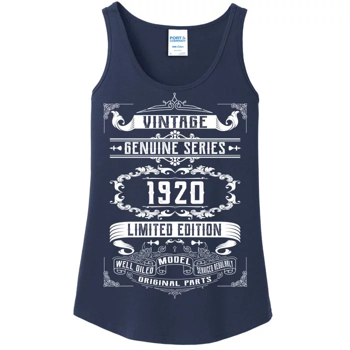 Vintage 100th Birthday Genuine Series 1920 Ladies Essential Tank