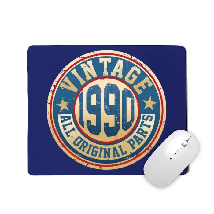 Vintage 1990 All Original Parts 30th Birthday Mousepad