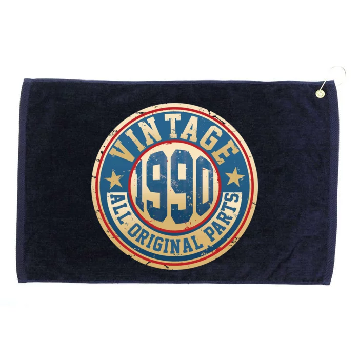 Vintage 1990 All Original Parts 30th Birthday Grommeted Golf Towel