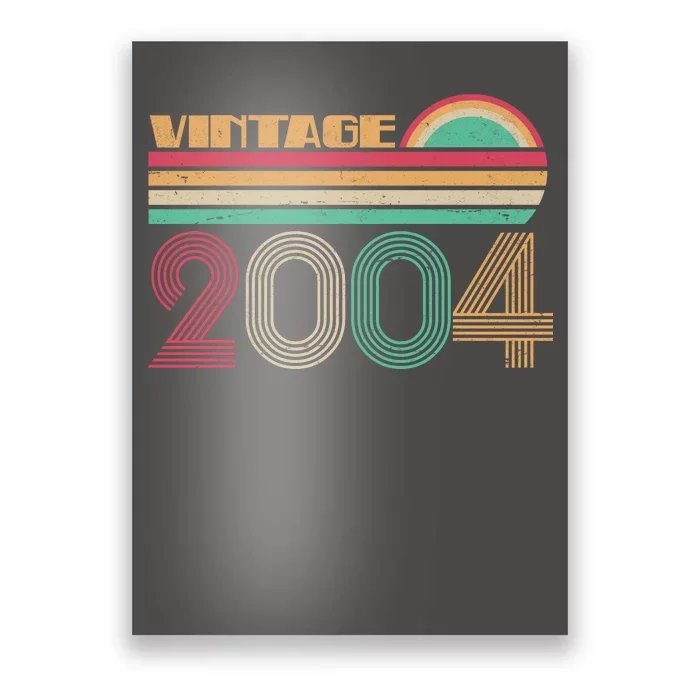 Vintage 2004 16th Birthday Poster