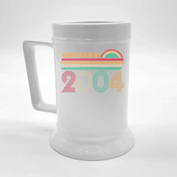 Vintage 2004 16th Birthday Front & Back Beer Stein