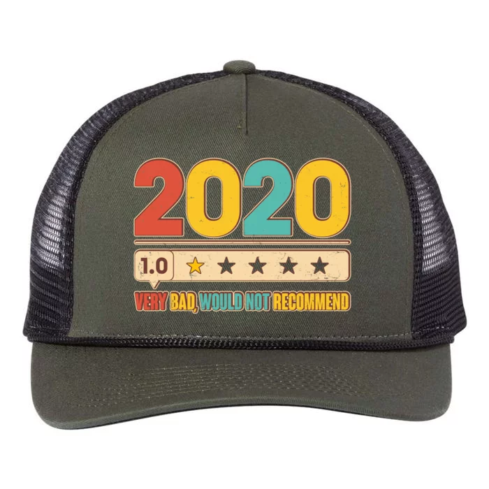 Vintage 2020 1 Star Rating Very Bad Would Not Recommend Retro Rope Trucker Hat Cap