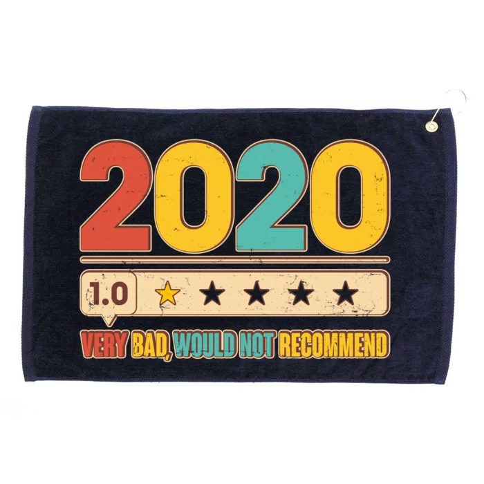 Vintage 2020 1 Star Rating Very Bad Would Not Recommend Grommeted Golf Towel