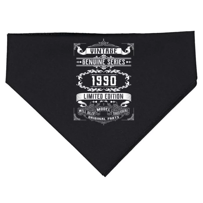 Vintage 30th Birthday Genuine Series 1990 USA-Made Doggie Bandana