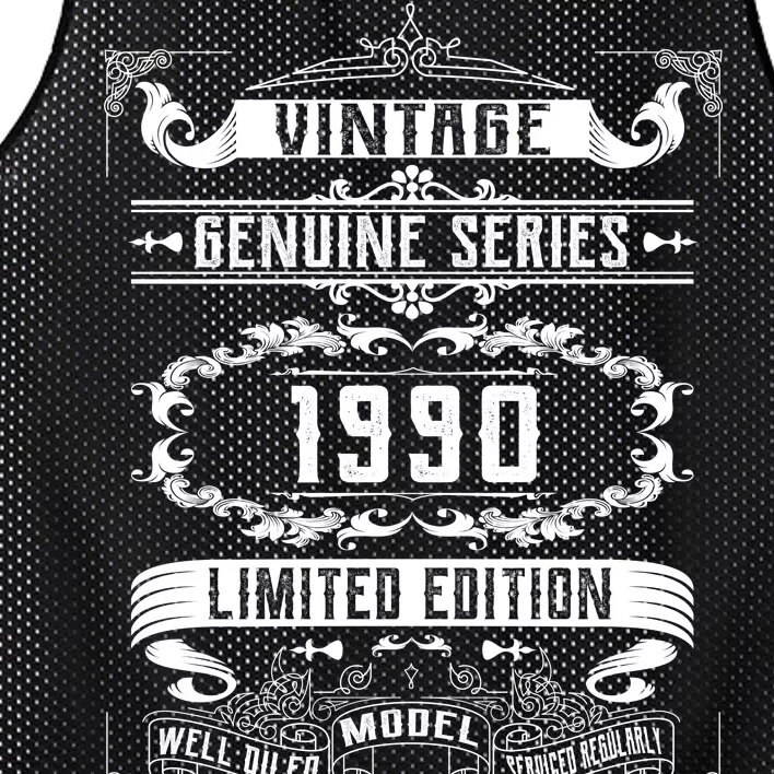 Vintage 30th Birthday Genuine Series 1990 Mesh Reversible Basketball Jersey Tank