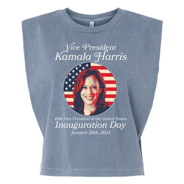 Vintage 49th Vice President Kamala Harris Inauguration Day Garment-Dyed Women's Muscle Tee