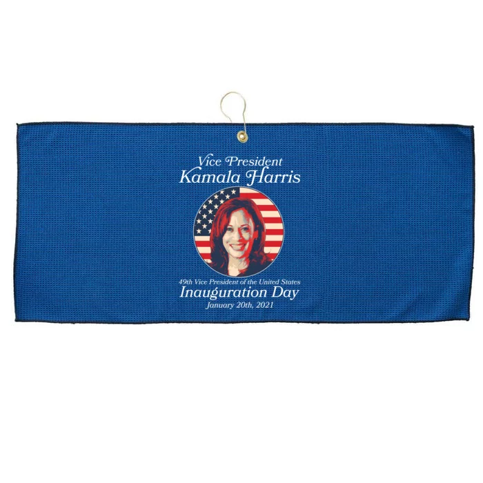 Vintage 49th Vice President Kamala Harris Inauguration Day Large Microfiber Waffle Golf Towel