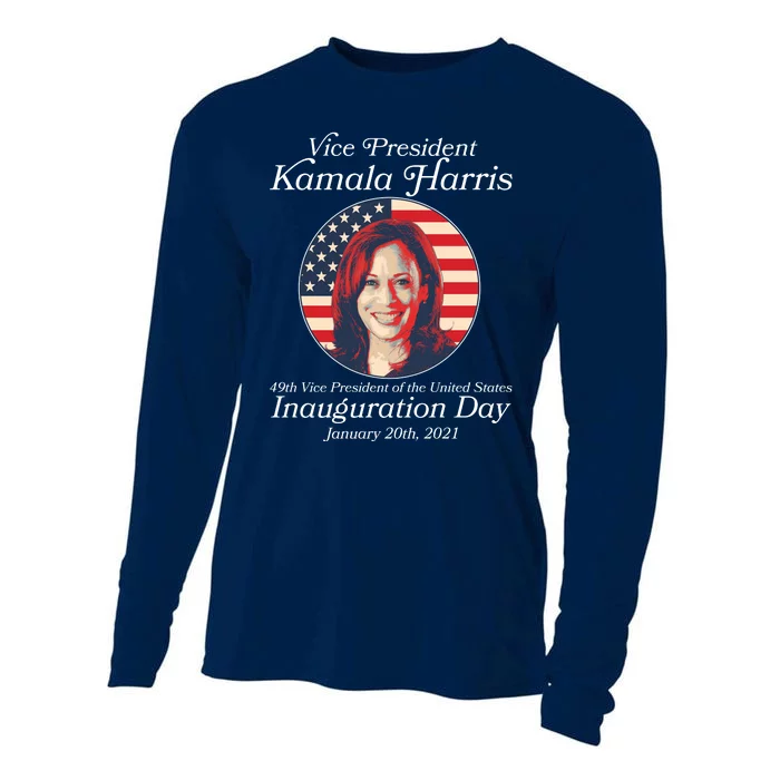 Vintage 49th Vice President Kamala Harris Inauguration Day Cooling Performance Long Sleeve Crew