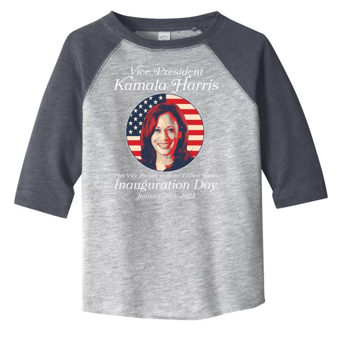 Vintage 49th Vice President Kamala Harris Inauguration Day Toddler Fine Jersey T-Shirt