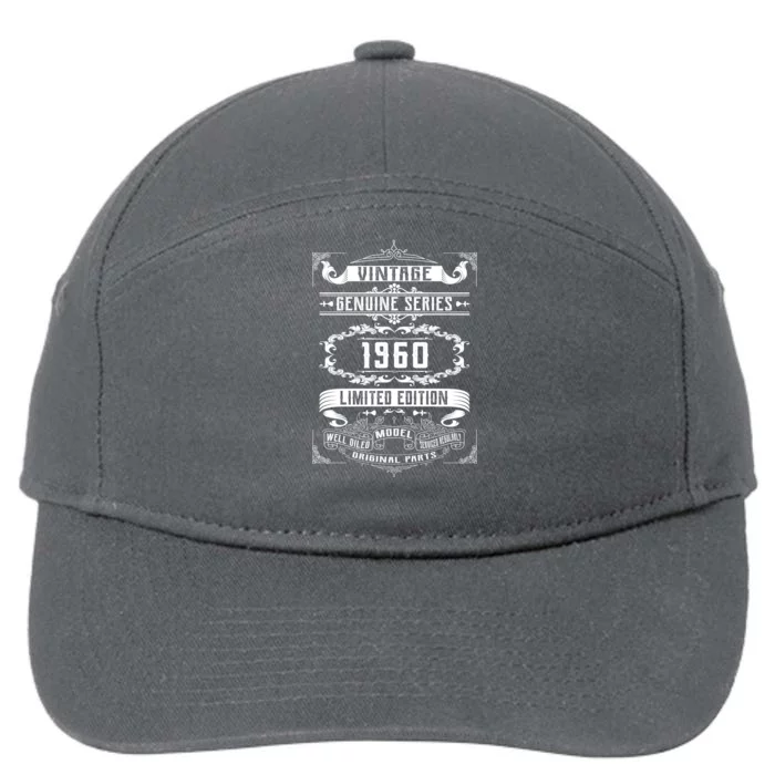 Vintage 60th Birthday Genuine Series 1960 7-Panel Snapback Hat