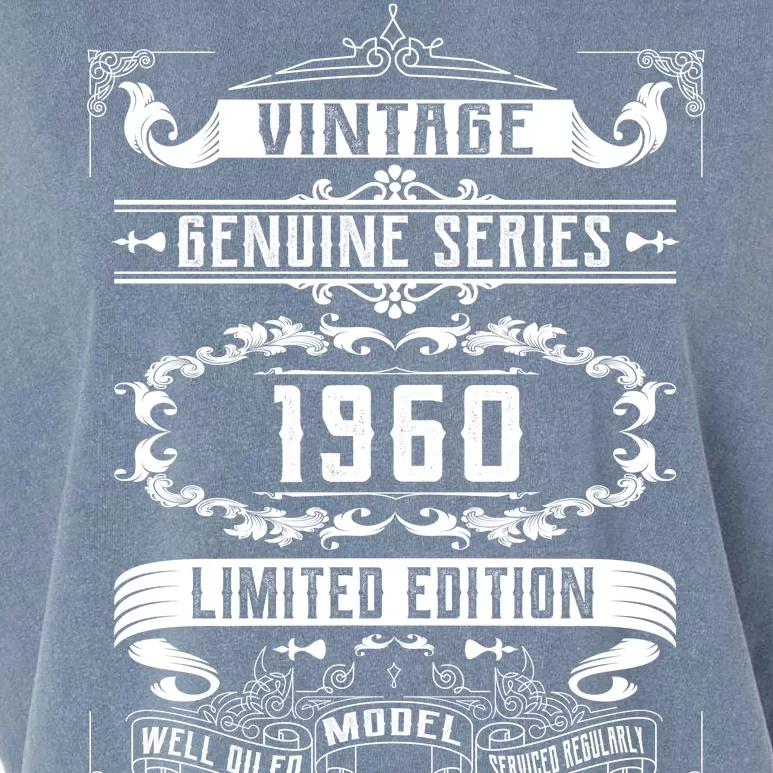 Vintage 60th Birthday Genuine Series 1960 Garment-Dyed Women's Muscle Tee