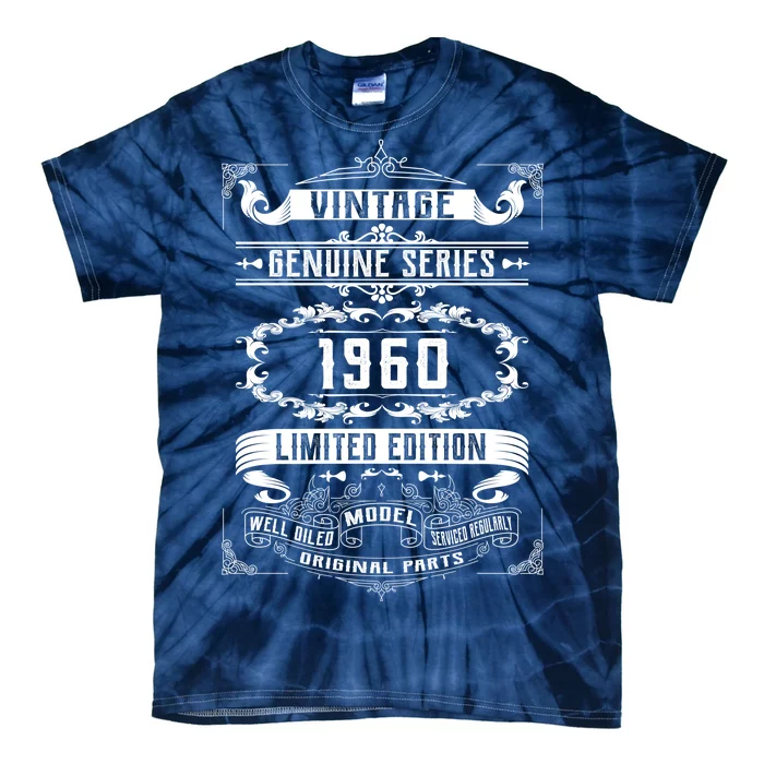 Vintage 60th Birthday Genuine Series 1960 Tie-Dye T-Shirt