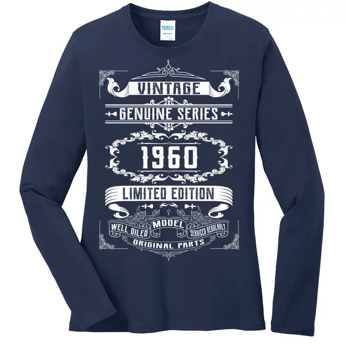 Vintage 60th Birthday Genuine Series 1960 Ladies Long Sleeve Shirt