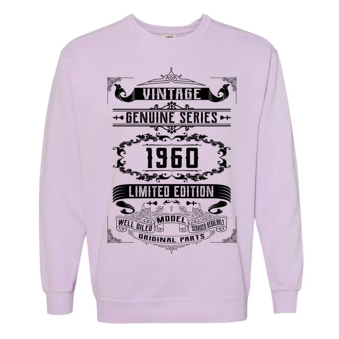 Vintage 60th Birthday Genuine Series 1960 Garment-Dyed Sweatshirt