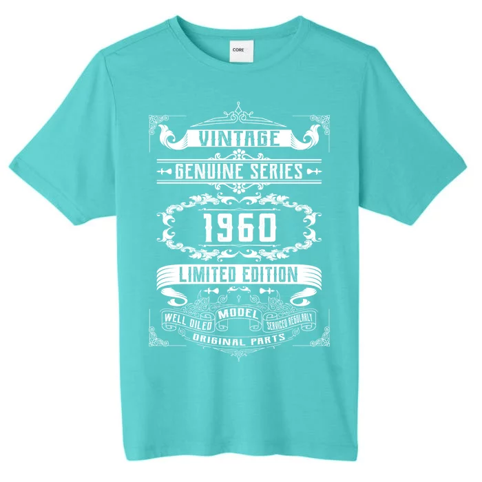 Vintage 60th Birthday Genuine Series 1960 ChromaSoft Performance T-Shirt