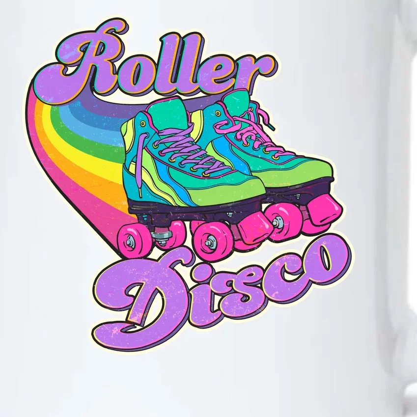 Vintage 80s Retro Roller Disco Skates Black Color Changing Mug