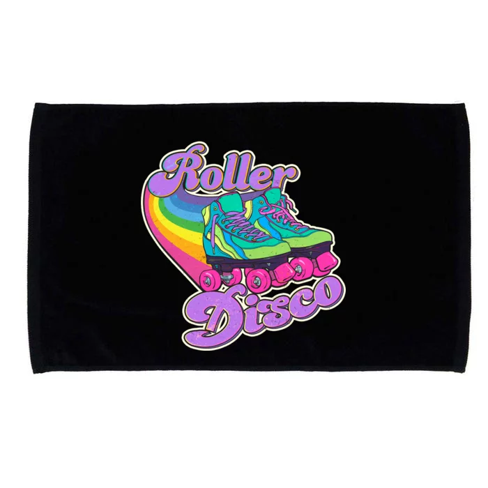 Vintage 80s Retro Roller Disco Skates Microfiber Hand Towel