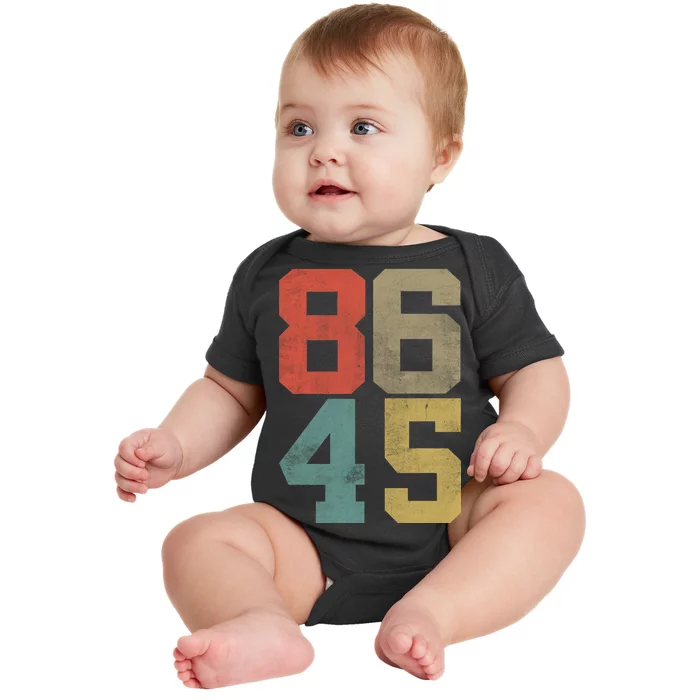 Vintage 86 45 Anti Trump Baby Bodysuit