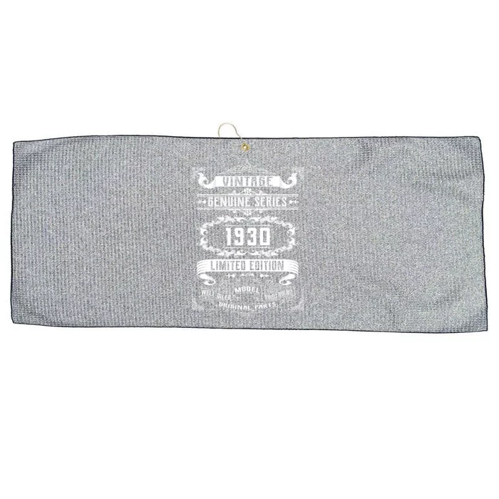 Vintage 90th Birthday Genuine Series 1930 Large Microfiber Waffle Golf Towel