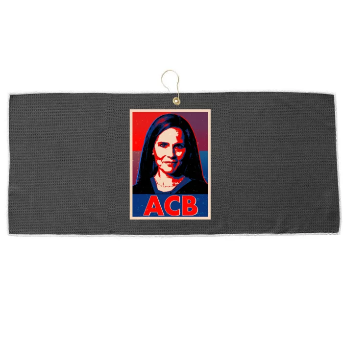 Vintage ACB Amy Coney Barrett Poster Large Microfiber Waffle Golf Towel