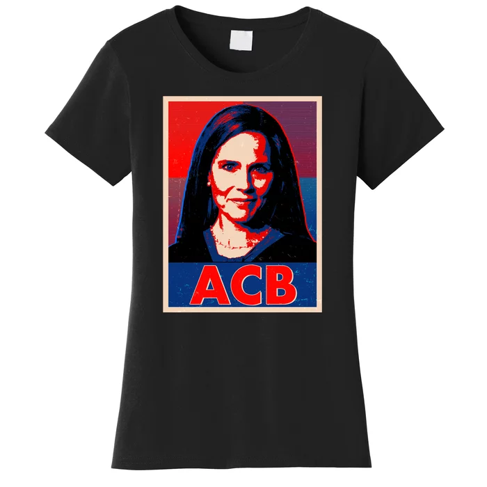 Vintage ACB Amy Coney Barrett Poster Women's T-Shirt