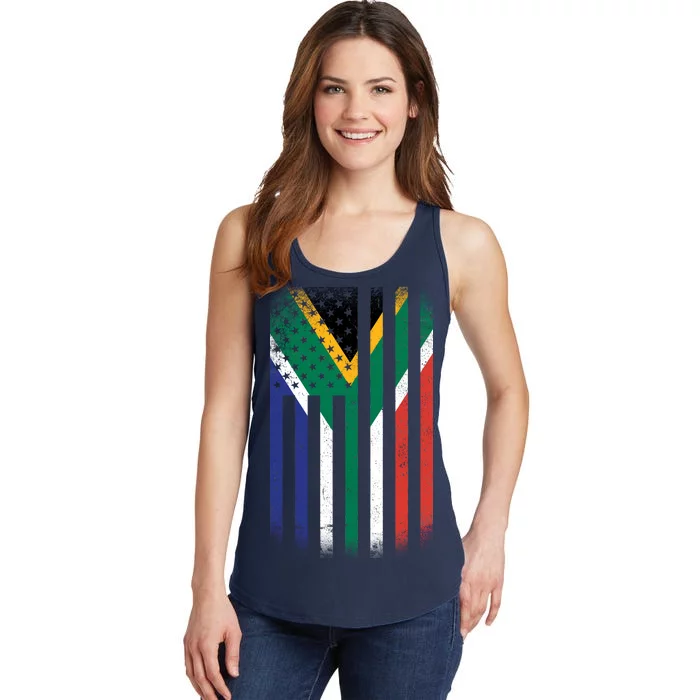 Vintage African Flag Ladies Essential Tank